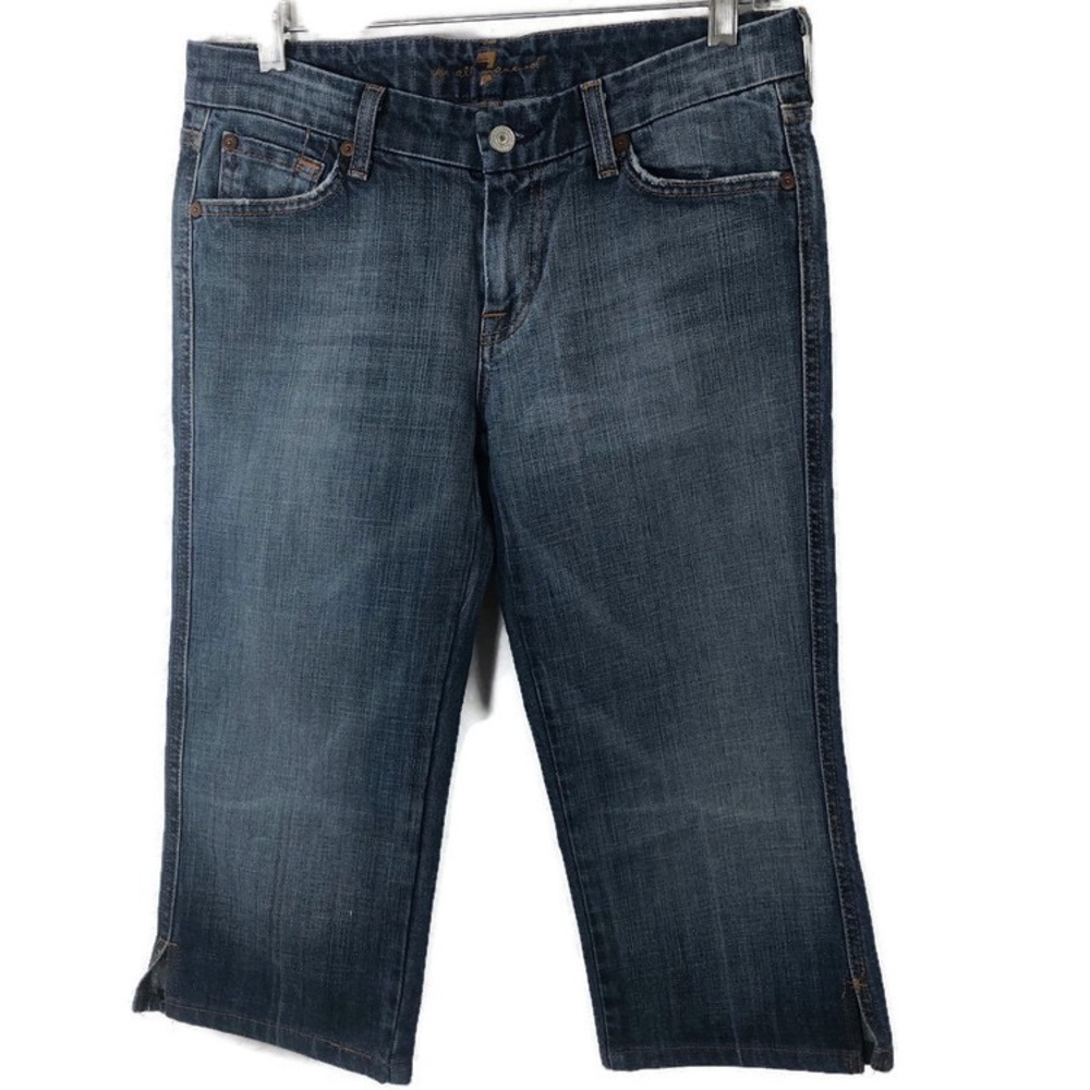7 for All Mankind Cropped Capri Jeans Size 28